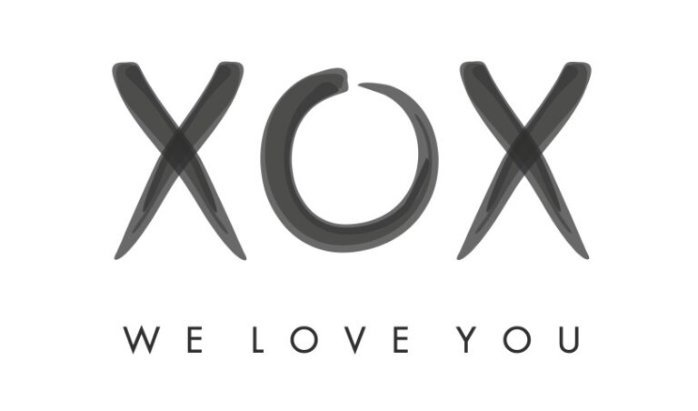 XOX We love You_black